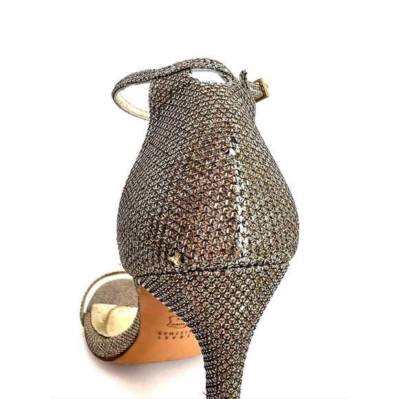 STUART WEITZMAN Platform Sandal Glitter Heel 6.5 - Picture 12 of 12